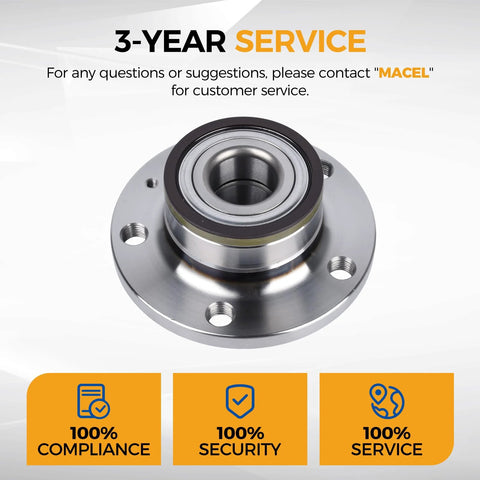 Rear Wheel Hub Bearing Assembly 512319 With ABS Sensor For Audi Q3 TT Beetle CC Eos Golf GTI Jetta Passat Tiguan And Arteon