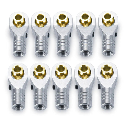 10 Piece Stainless Steel M4 Link Rod Ends Ball Head Right Hand Screw Set For 1/10 Axial SCX10 90046 RC Crawler Cars
