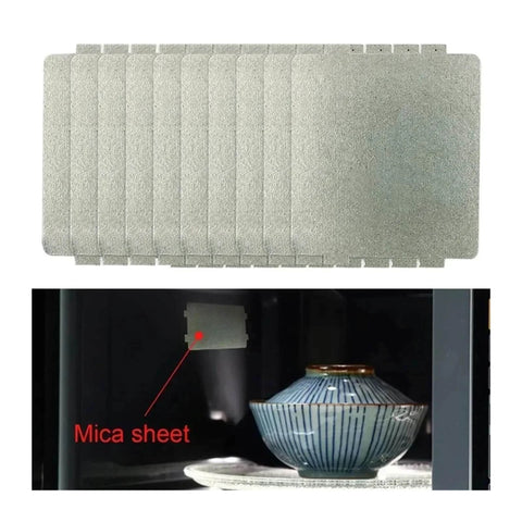 Microwave Wave Guide Mica Sheet Set For Oven Insulation And Heat Shield Heavy Duty Pro Grade High Temperature Resistant Plates