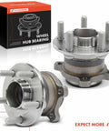 Two Pack Rear Wheel Bearing And Hub Assembly For Ford Transit Connect 2019 2020 2021 2022 2023, 5 Lug, No ABS
