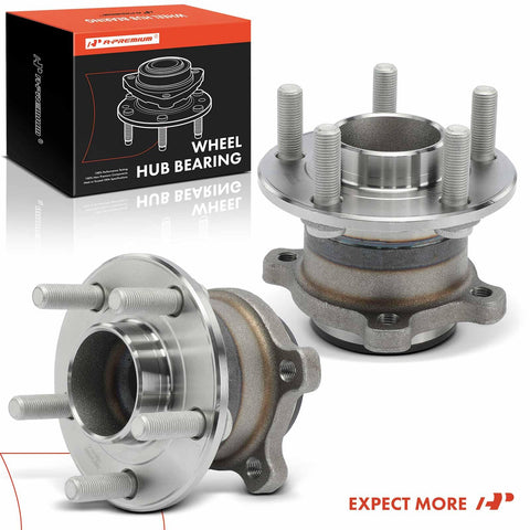 Two Pack Rear Wheel Bearing And Hub Assembly For Ford Transit Connect 2019 2020 2021 2022 2023, 5 Lug, No ABS