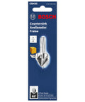 Boss Level 3/4 Inch High Speed Steel Countersink Drill Bit With Self Starting Tip For No Sweat Deburring And Chamfering Heavy Duty Cutter, 5 flute design.