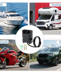 Heavy Duty 12V 30A Waterproof Toggle Switch With Latching On Off IP67 for marine, RV, motorcycle, and car applications