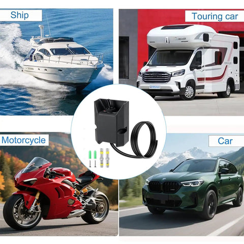 Heavy Duty 12V 30A Waterproof Toggle Switch With Latching On Off IP67 for marine, RV, motorcycle, and car applications