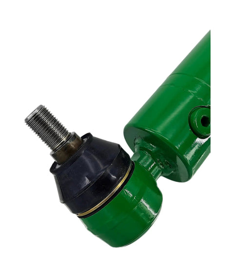 Close-up of Power Steering Hydraulic Cylinder for John Deere Tractors and Telehandlers, showing threaded connection end