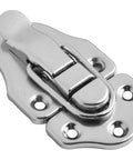 Heavy Duty Antique Iron Duckbill Toggle Latch Silver Hardware Adds Rustic Vibes And Solid Security To Vintage Wood Cabinet Switches For A Cool Vintage Look on silver metal cabinet latch