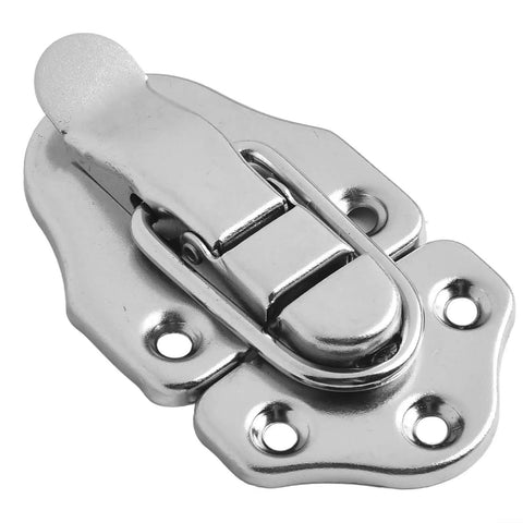 Heavy Duty Antique Iron Duckbill Toggle Latch Silver Hardware Adds Rustic Vibes And Solid Security To Vintage Wood Cabinet Switches For A Cool Vintage Look on silver metal cabinet latch