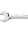 Single open-end wrench from the 613 Piece Master Mechanics Hand Tool Set With Flex Head Ratchets And 90 Tooth Drive For Tight Spaces.