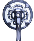 Black MTB Crankset For Mountain Bikes 170mm Square Taper 9 16 Inch Chainring Set Front Sprocket 18 21 24 Speed Compatible