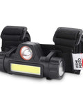 Rechargeable UTV Dome Light For Roll Bar Mount, USB Charging Interior Work Light on straps, black color