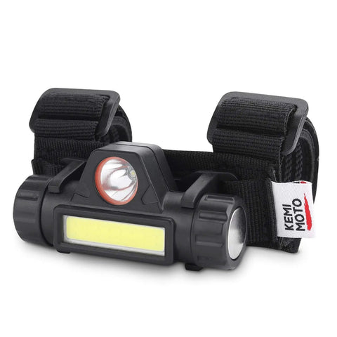 Rechargeable UTV Dome Light For Roll Bar Mount, USB Charging Interior Work Light on straps, black color