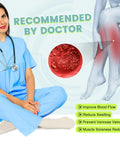 Compression Socks 15 To 20 MmHg All Day Comfort For Men And Women Image, doctor in blue scrubs recommending product use