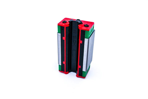 HGH15CA Linear Guideway System Pro Grade Heavy Duty Rail with Top Mounting Light Preload Normal Precision, front view
