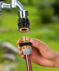 Three Quarter Inch Garden Hose Quick Connect Set Includes Six Male And Six Female Connectors With Extra Washers For Easy Attachment And Quick Release Hose Fittings For Fast Swapping Between Sprayers Nozzles And Accessories.