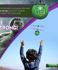 Child plays with Motion Sensing Hulk Flying Orb Toy With USB Charging Marvel Licensed Indoor Outdoor Ball Drone For Kids 6 And Up Hands Free Control No Remote Safe Crash Resistant Flying Fun