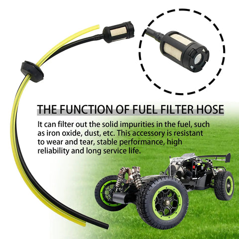Oil Filter Replacement Kit With Fuel Tank Cap For One Fifth And One Sixth RC Cars Fits Zenoah And Chongyang Engines
