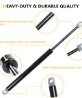 Dump Box Lift Shock For Polaris Ranger RGR 570 900 1000 with heavy-duty piston tube and steel ends, close-up of metal rod and ends