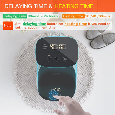 Large 26L Towel Warmer With Auto Keep Warm, 20/40/60 Minute Heat Settings And 24 Hour Delay, Spa Quality Warm Towels For Bathroom