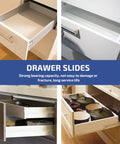 16mm Wide Two Way Drawer Slides For Furniture And Cabinets Aluminum Alloy Micro Extension Rails in kitchen settings