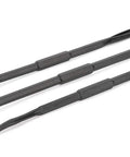 3-Piece Non-Marring Pry Bar Set With Double-Ended Nylon Tools, 7.25-Inch Pry Bars For Tight Spaces And Quick Access, angled view
