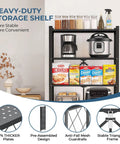 Heavy Duty 5-Tier Rolling Storage Shelves With Wheels, Portable And Collapsible Wire Steel Organizer For Garage, Kitchen, Pantry And Closet, Matte Black, Quick 5-Second Setup, Durable Display Unit For Instant Organization, 28x14x63 in