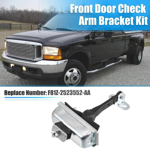 Beefed Up Door Check Strap For F650 And F750 Front Doors Fits 2000 To 2003 And 2015 To 2019 with truck and strap kit