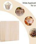 Basswood sheets, 12x12 inches, 1/16 inch thick, unfinished, 36-pack