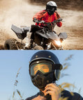 Pro Grade Detachable Goggles Mask For Riding And Cutting With Anti UV And Anti Dust Shield Anti Fog HD Lens used in ATV riding