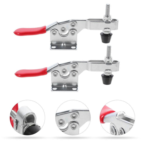 10 Piece Quick Toggle Clamps Set For Vertical Downward Push Heavy Duty Hold Downs For Woodworking And Welding Desktop Clamp Tool Anti Rust Finish Easy Lever Action Rock Solid For Assembly Jigs And Fixtures