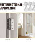 Six Set Heavy Duty Detachable Lift Off Door Hinges With Ten Rivets For Interior And Exterior Doors Weld On Flag Hinges in bathroom