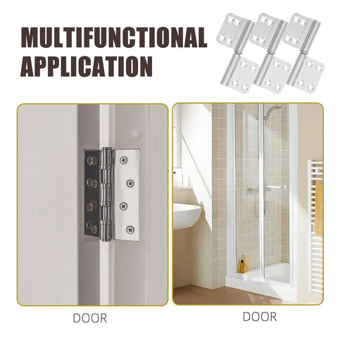 Six Set Heavy Duty Detachable Lift Off Door Hinges With Ten Rivets For Interior And Exterior Doors Weld On Flag Hinges in bathroom
