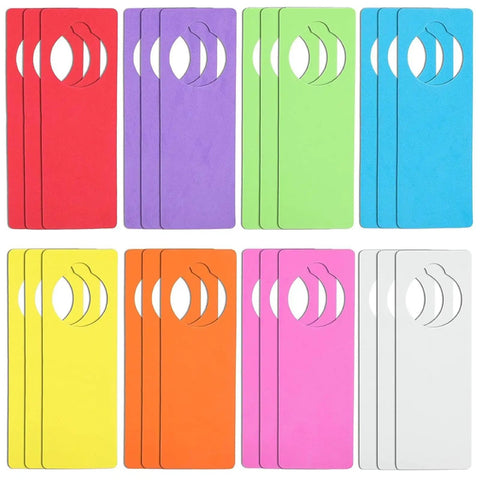 DIY Foam Door Hangers Kit Pack Of 24 EVA Foam Door Decor Hang Tags 3.25 By 9.5 Inches In 8 Colors For Kids Projects