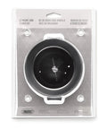 Packaging of EZ Mount Garbage Disposal Sink Flange Kit With Twist And Lock Installation, Removable Splash Guard, Easy Mount.