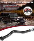 Beefed-Up Front Adjustable Track Bar For Jeep Wrangler JK JKU 2007 Through 2018 Fits 1-6 Inch Lift 1.5 Inch OD Solid Steel Panhard Bar Eliminates Death Wobble Maintenance Free Sealed Bushing Black for Jeep Wrangler JK lift suspension