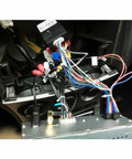 Installed 100 Piece Quick Splice Solderless Wire Connectors T Tap Kit in automotive wiring harness, solderless joiner visible.