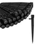 60 Piece 360 Degree Drip Irrigation Emitters For 1 Quarter Inch Tubing Durable Plastic Drippers Wide Water Passages