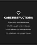 Care instructions for Half Gallon Stainless Steel Water Jug With Ceramic Lined Interior Double Wall Insulated Cooler Bottle.
