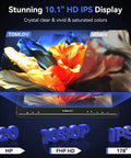 20MP Digital Microscope With 10 Point One Inch HD IPS Screen Go To Gear For Coins Stamps Jewelry And DIY Repairs LCD Soldering Microscope For Adults 10 LED Lights PC And TV Compatible 16GB, 10.1 inch display