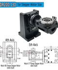 Premium Hollow Rotary Platform Indexing Table For CNC Routers Provides Rock Solid Angular Positioning with stepper motor specifications.