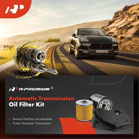 Honda Civic And HR V Automatic Transmission Filter With Pan Gasket Direct Fit Premium Replacement displayed with car image
