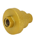 Heavy Duty Diamond Step Drill Bit For Tile Marble And Concrete With M14 Thread Perfect Fit For Angle Grinder, gold diamond core