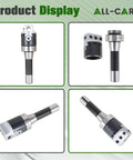 2 Inch Boring Head With R8 Shank 9 Piece Pro Grade Carbide Boring Bar Set Half Inch Boring Bars Milling Head Kit With Micrometer Lead Screw