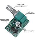 Set Of Four Mini 5V Digital Audio Amplifier Modules With Potentiometer, Dual Channel 3W Output Each, Dope DIY Audio Kit For Small Speakers