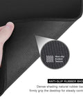 Close-up of the Beach Theme Mouse Pad 12x10 Inch For Desk Setup Waterproof Non Slip Rubber With Stitched Edges Blue Premium Textured Surface.