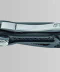 Close-up of Ten Inch Hose Clamp Pliers With Locking Device And Rotating Jaw Inserts showing side view with locking mechanism detail.