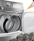 Extra Long 47.2 Inch Dryer Lint Brush Vent Cleaner Tool for Lint Trap Cleaning in dryer with open door
