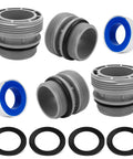 40mm To One And One Half Inch Pool Hose Adapter Kit For Attaching 40mm Hoses To Hayward Filter Pumps, No Hassle Quick Connect