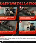 Easy installation guide for Beefed Up Dryer Heating Element Kit With High Limit Thermostat 8318314 And Thermal Fuse 280148.