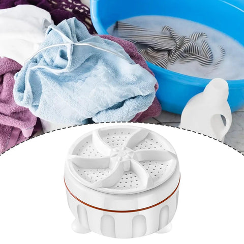 4 Pack Mini Portable Electric Clothes Washer USB Rechargeable Deep Waterproof Automatic Cycle Tiny Pocket Rocket For Travel Dorm Apartment Rv No Sweat Quick Wash With Intelligent Timing with laundry and detergent.
