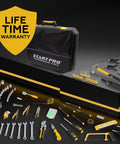 Must-Have 237-Piece Household And Auto Repair Tool Kit With Screwdrivers Sockets Wrenches Pliers Tape Measure Hammer Saw And Portable Plastic Case